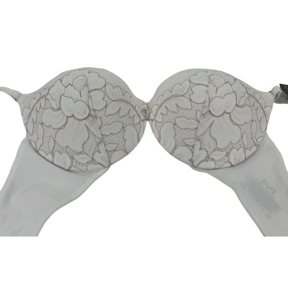 Maidenform Wonderbra Push Up & In Plunging Neckline Underwire Bra Size 34C NEW - Picture 3 of 7